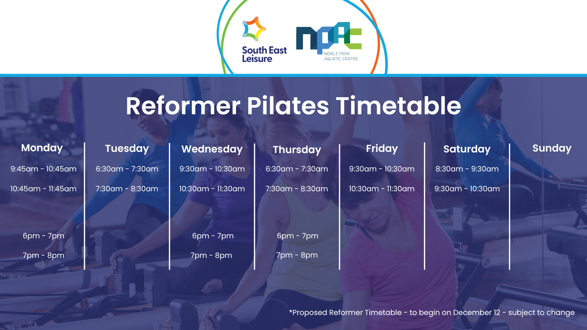 Pilates Class Near Me Melbourne Noble Park Aquatic Centre